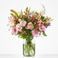 Pink sympathy bouquet