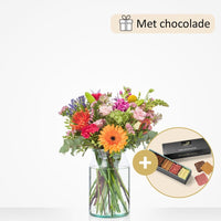 Always a party bouquet (gift set with chocolate)