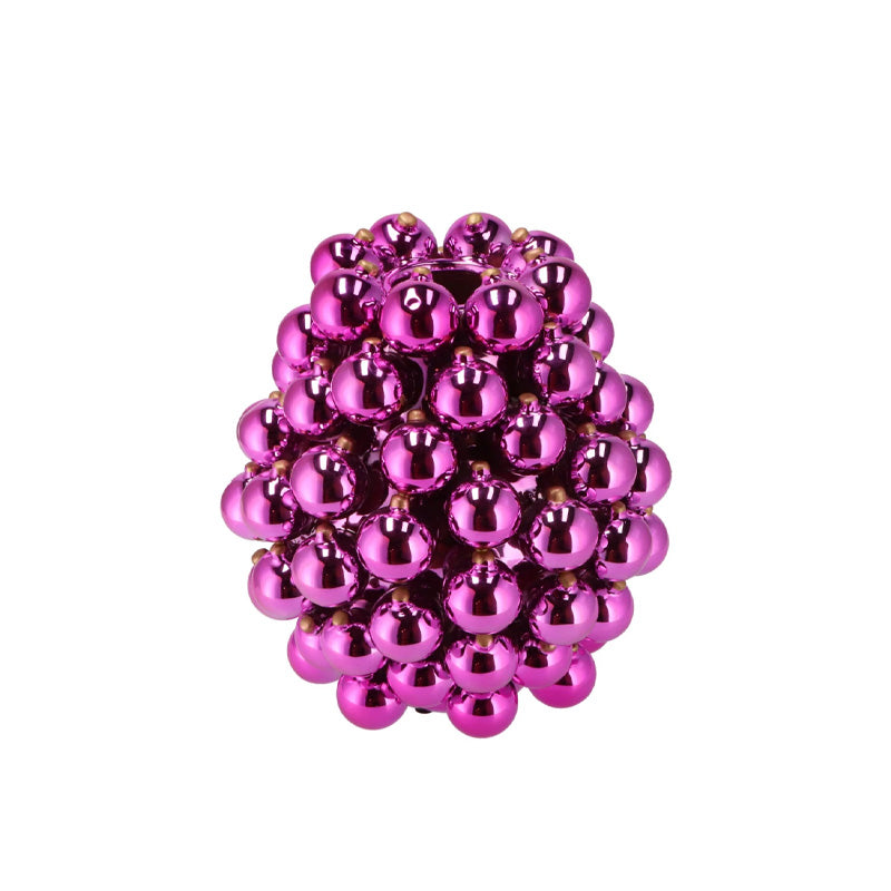 Christmas ball vase fuchsia