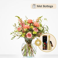 Stijlvol boeket (cadeauset met Bottega Prosecco)