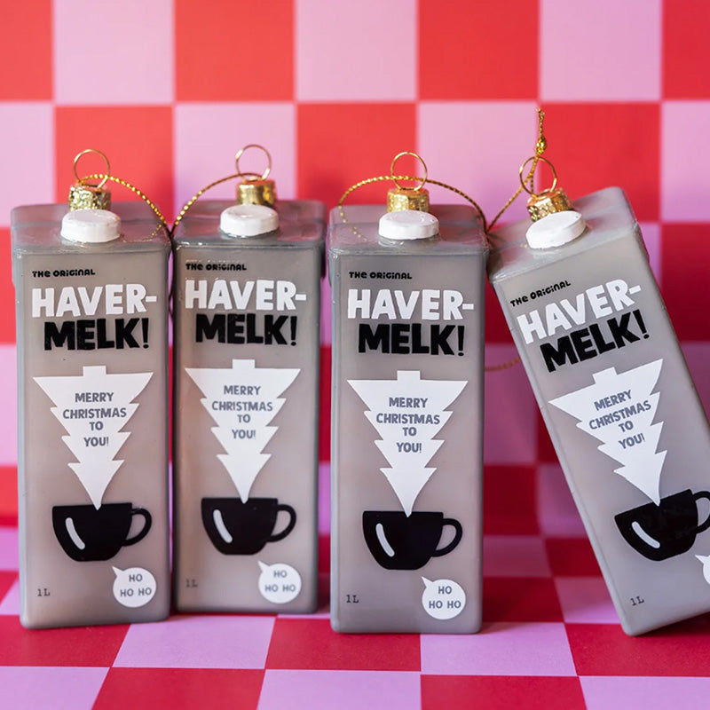 Oat milk ornament