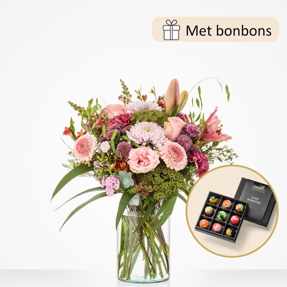 Sweet gesture bouquet (gift set with chocolate)