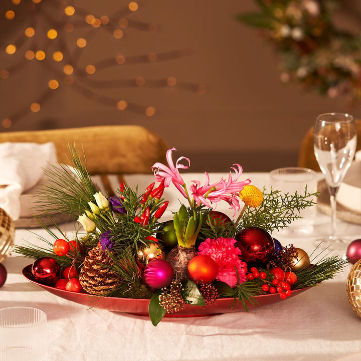 Colorful Christmas arrangement